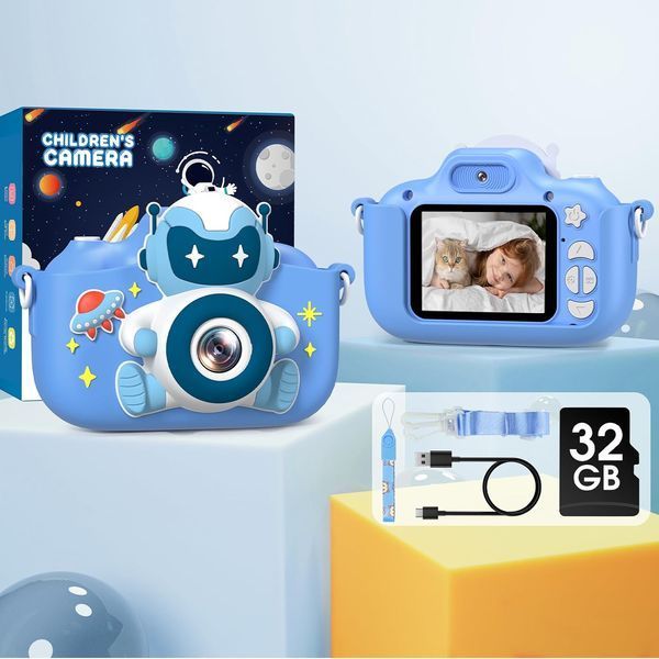 Дитячий фотоапарат Gofunly X1 з камерою 20 Мп та картою пам'яті 32 ГБ