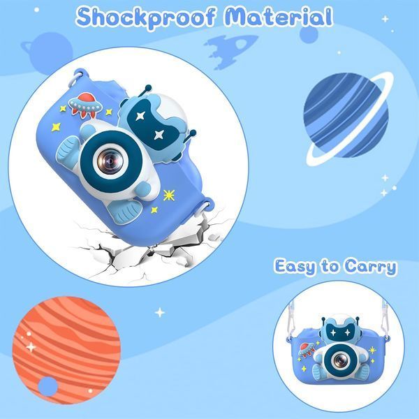 Дитячий фотоапарат Gofunly X1 з камерою 20 Мп та картою пам'яті 32 ГБ