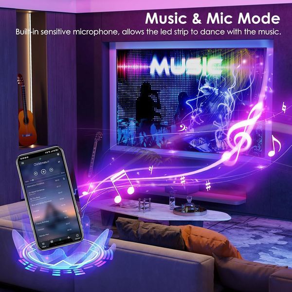 Світлодіодні стрічки HOVVIDA RGB 24V 20 м
