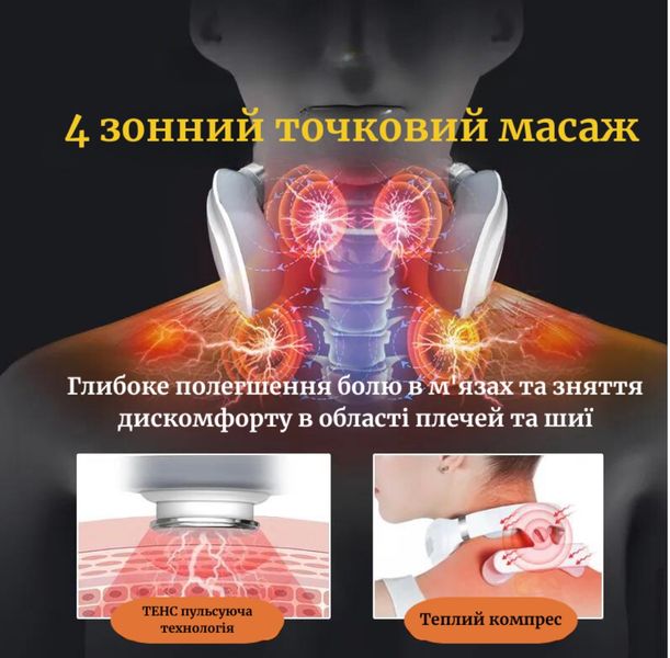 Мікротоковий масажер для шийного відділу хребта Massage & Relaxation