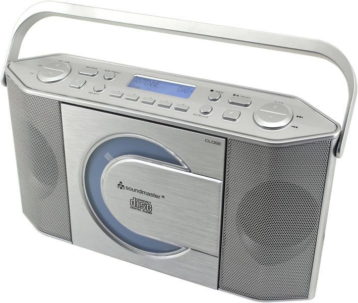 Радиомагнитола и USB/CD-MP3-проигрыватель Soundmaster RCD1770SI фото