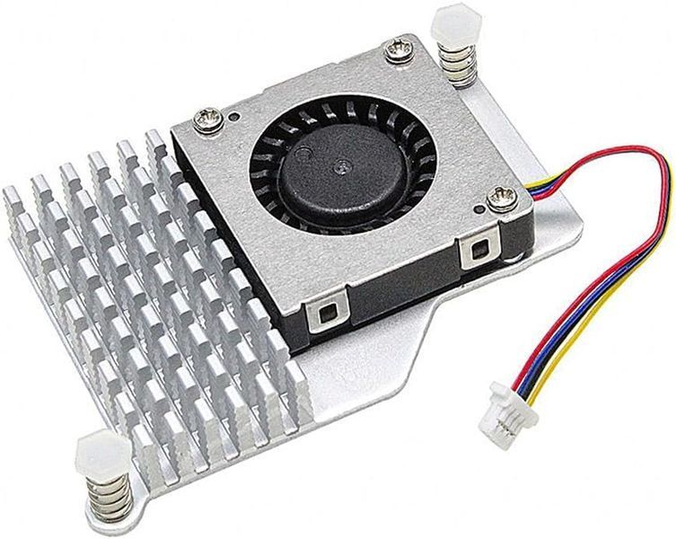 Активний кулер для Raspberry Pi 5 4 ГБ/8 ГБ з ШІМ-вентилятором та алюмінієвим радіатором фото