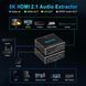 Адаптер HDMI2.1 перетворювач екстрактор конвертер аудіо звуку ROFAVEZCO фото 5