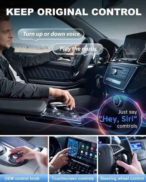 Бездротовий адаптер CarPlay SwartLife