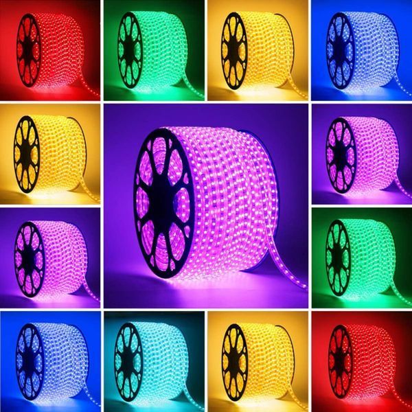 Уличная светодиодная лента GreenSun RGB, 30 м, светодиодная лента Bluetooth фото