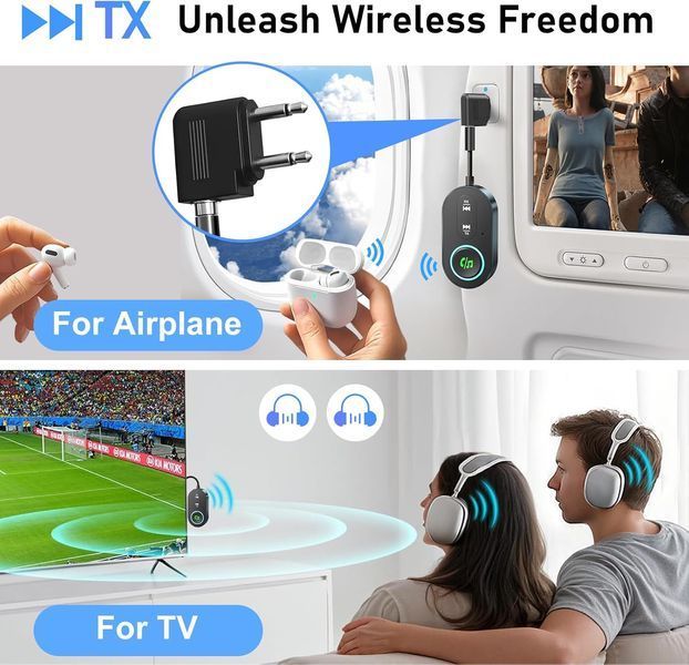 Bluetooth передатчик и приёмник 2-в-1 Ticenpe фото