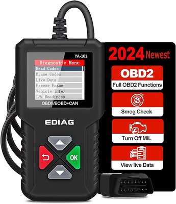 Сканер автомобільного двигуна зчитувач кодів несправностей EDIAG YA101 OBD2