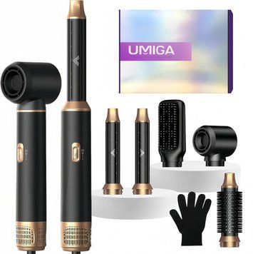 Мультистайлер UMIGA 5 в 1 з феном і насадками для укладання волосся