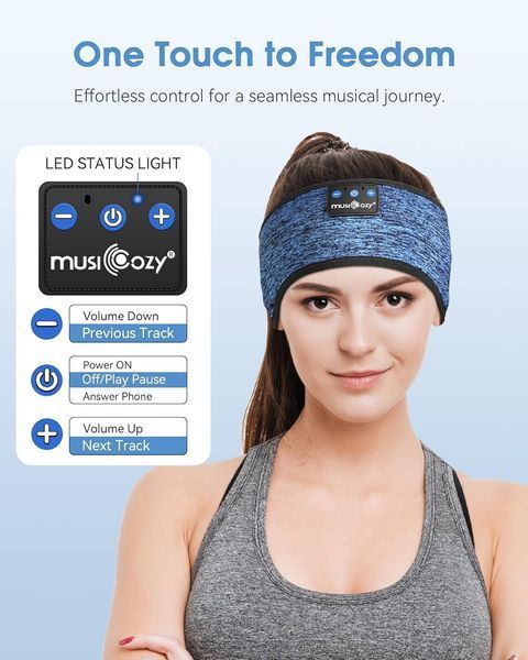 Беспроводные наушники для сна MUSICOZY Sleep Bluetooth 5.4 фото