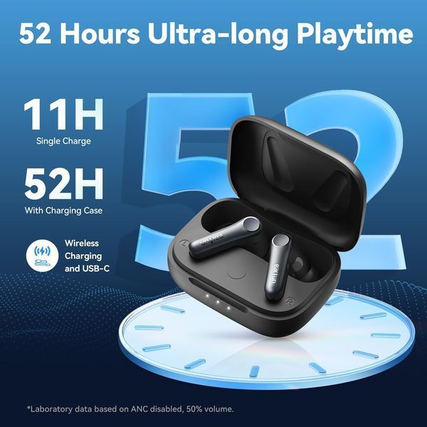 Беспроводные наушники EarFun Air Pro 4 с адаптивным гибридным шумопоглощением фото