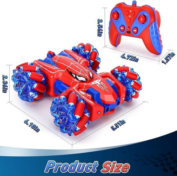 Радіокерована машинка для дітей зі світлодіодним підсвічуванням