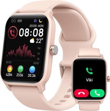 Смарт-годинник Gydom IDW13 для жінок, IP68,  Alexa, Рожевий фото