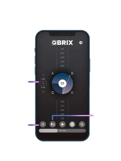 Набір для створення картини нитками по фото QBRIX