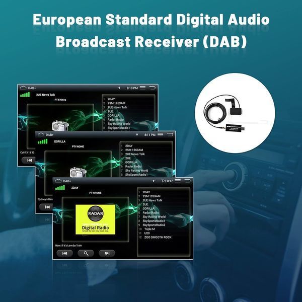 Адаптер для автомобильного радио Hikity DAB/DAB+ USB