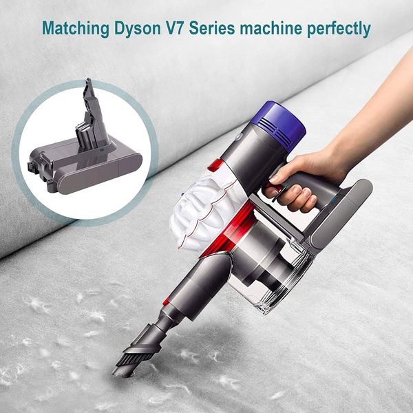 Аккумулятор для пылесоса Dyson V7 4000 мАч, 21,6 В, 86,4 Втч,