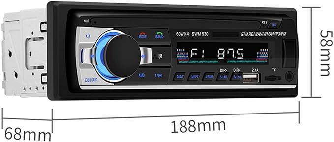 Автомагнитола SWM-530 MP3/FM/USB/AUX Bluetooth Hands Free