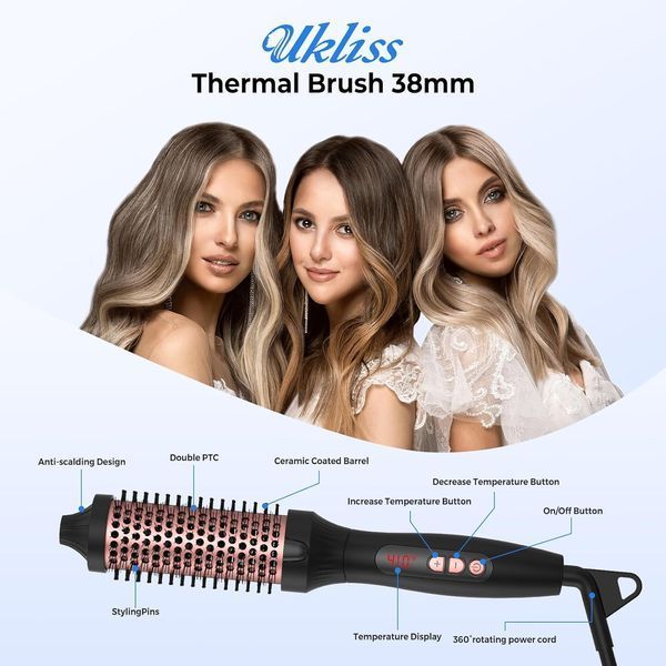 Плойка UKLISS 3 в 1 38 мм 120℃ - 210℃