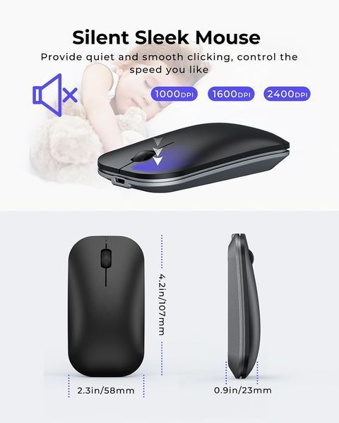 Беспроводная Bluetooth-клавиатура и мышь seenda SKM64-3