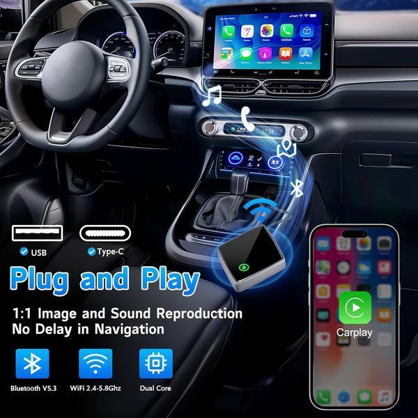 Беспроводной адаптер CarPlay KIKIJANE