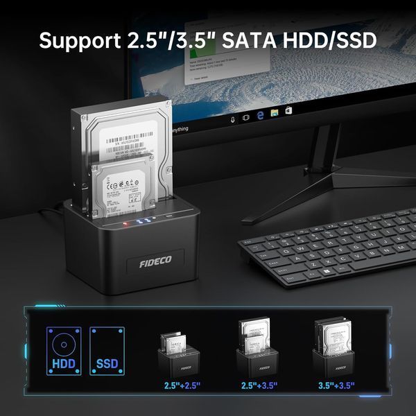 Док-станція FIDECO HDD