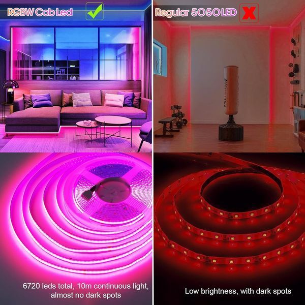Світлодіодна стрічка RGBW WiFi, 10 м  фото