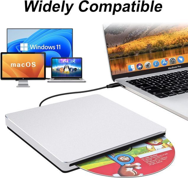 Зовнішній CD-привід  NOLYTH USB C SuperDrive
