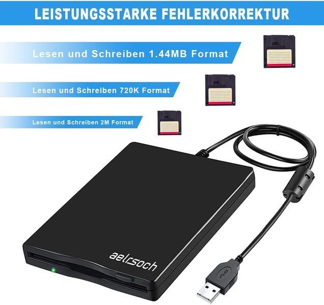 Внешний USB-дисковод для гибких дисков aelrsoch