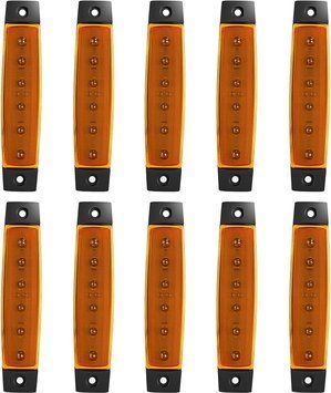Набір 6-LED габаритних вогнів 12V Amber (10 шт.)