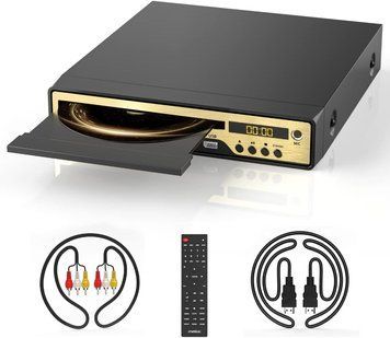 DVD-плеер Maite 1080P для телевизора / HDMI-DVD-плеер с портом SD-карты/USB-выходом фото