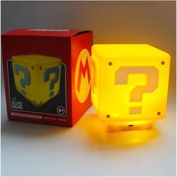 Ночник в форме знака вопроса Mini Super Mario Bros QIYES фото