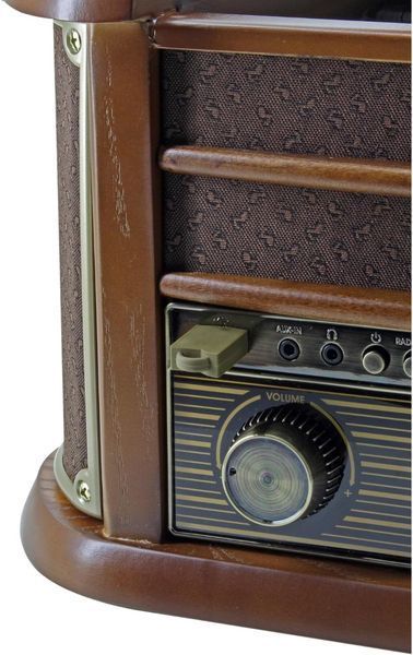 Проигрыватель виниловых пластинок Soundmaster NR560 стереосистема с FM-радио фото