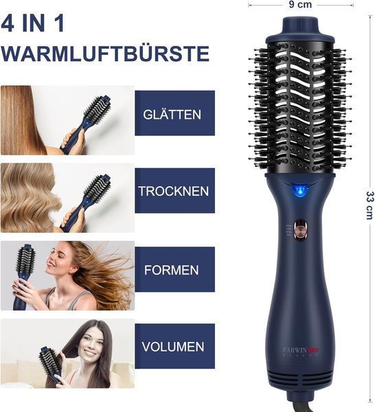 Овальна щітка для завивки волосся PARWIN PRO BEAUTY 4-в-1