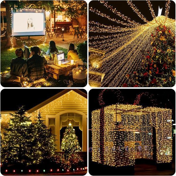 Гирлянда светодиодная с 8 режимами  220 LED 22 м фото