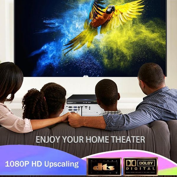 Система домашнього кінотеатру Blu-ray DVD-програвач  WISCENT Full HD 1080p фото