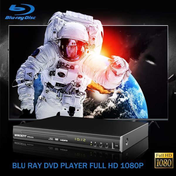 Система домашнього кінотеатру Blu-ray DVD-програвач  WISCENT Full HD 1080p фото