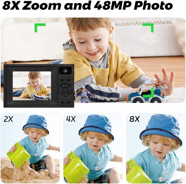 Цифровий фотоапарат з екраном 2,4" та відео Full HD  фото