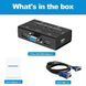 KVM-Переключатель VGA USB для 2 компьютеров Rybozen