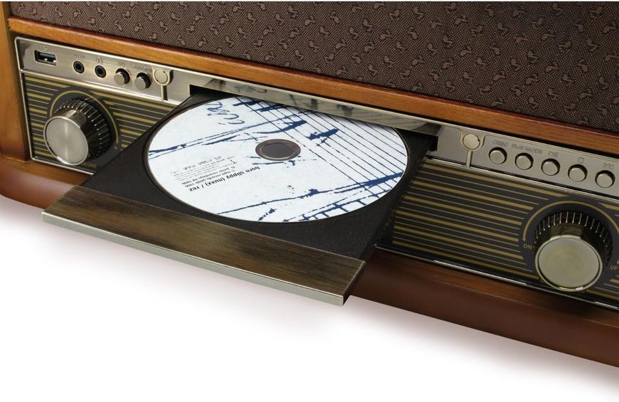 Проигрыватель виниловых пластинок Soundmaster NR560 стереосистема с FM-радио фото