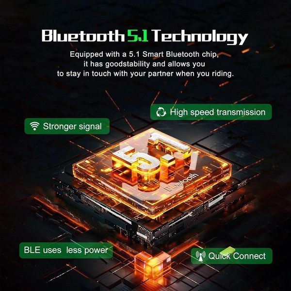 Система інтеркому для мотоциклетного шолома EJEAS V6 Pro+