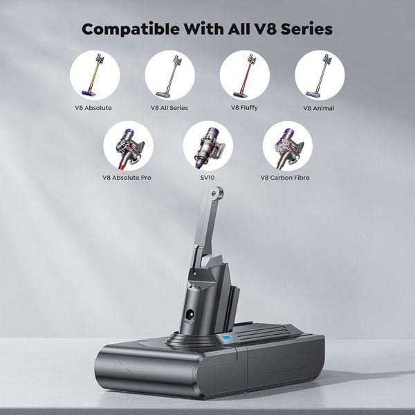 Замінний акумулятор ємністю 6000 мАг для Dyson