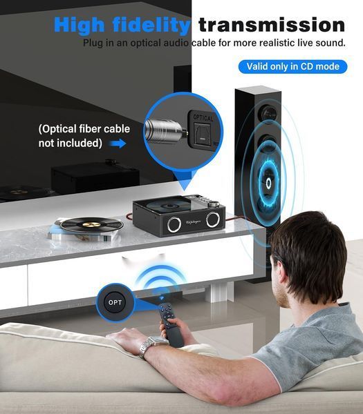 Портативный CD-проигрыватель с Bluetooth фото