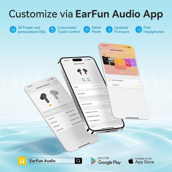 Бездротові навушники EarFun Air Life фото