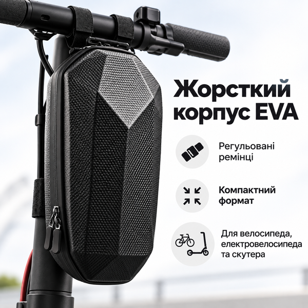 Универсальная сумка с жестким корпусом для электросамоката