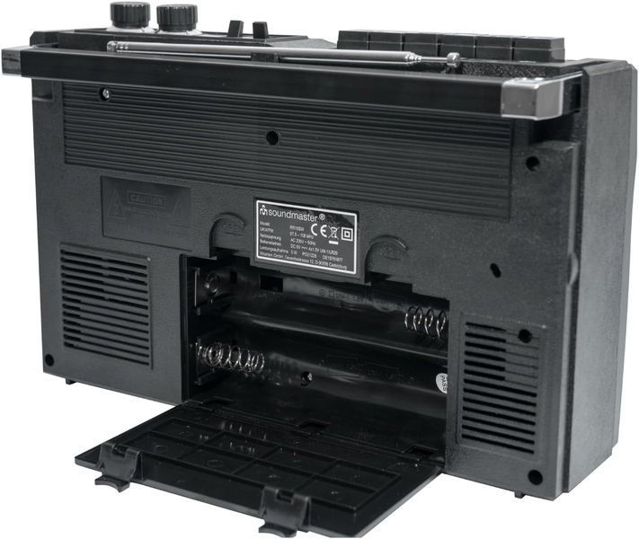 Ретро-радіомагнітола з USB/SD кодуванням Soundmaster RR18SW фото