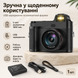 Компактный цифровой фотоаппарат 4K с аккумулятором 1600 мАч