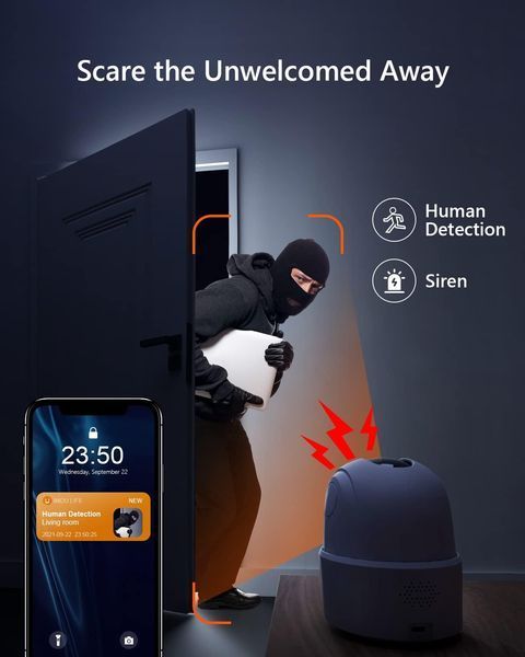 Камера безпеки Imou 2K WiFi для приміщень з розумним відстеженням фото