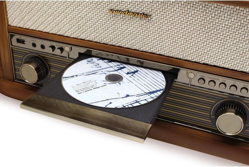 Програвач вінілу Soundmaster NR566BE Nostalgic Stereo фото