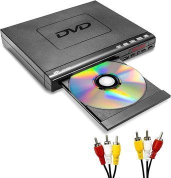 Мини-DVD-плеер / маленький DVD-проигрыватель для 1080P HD телевизора с AV-выходом и USB-входом фото