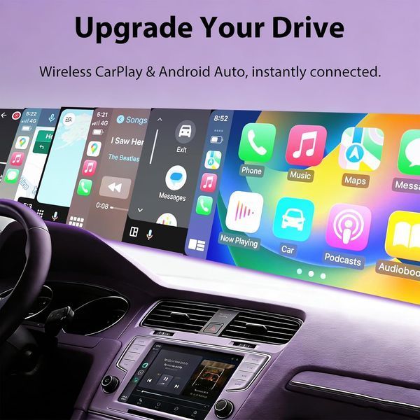 Беспроводной адаптер для авто CarPlay и Android Auto 2-в-1