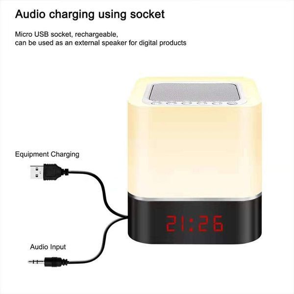 Контактный ночник с Bluetooth-колонкой Daconovo  фото